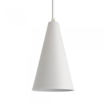 Pendente Cone  25x15cm Branco