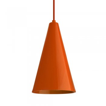 Pendente Cone  25x15cm  Laranja