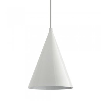 Pendente Mini Cone 18x14cm Branco