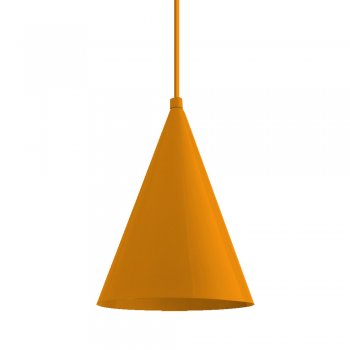 Pendente Mini Cone 18x14cm Laranja