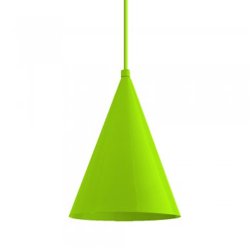 Pendente Mini Cone 18x14cm Verde Citrico