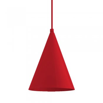 Pendente Mini Cone 18x14cm Vermelho